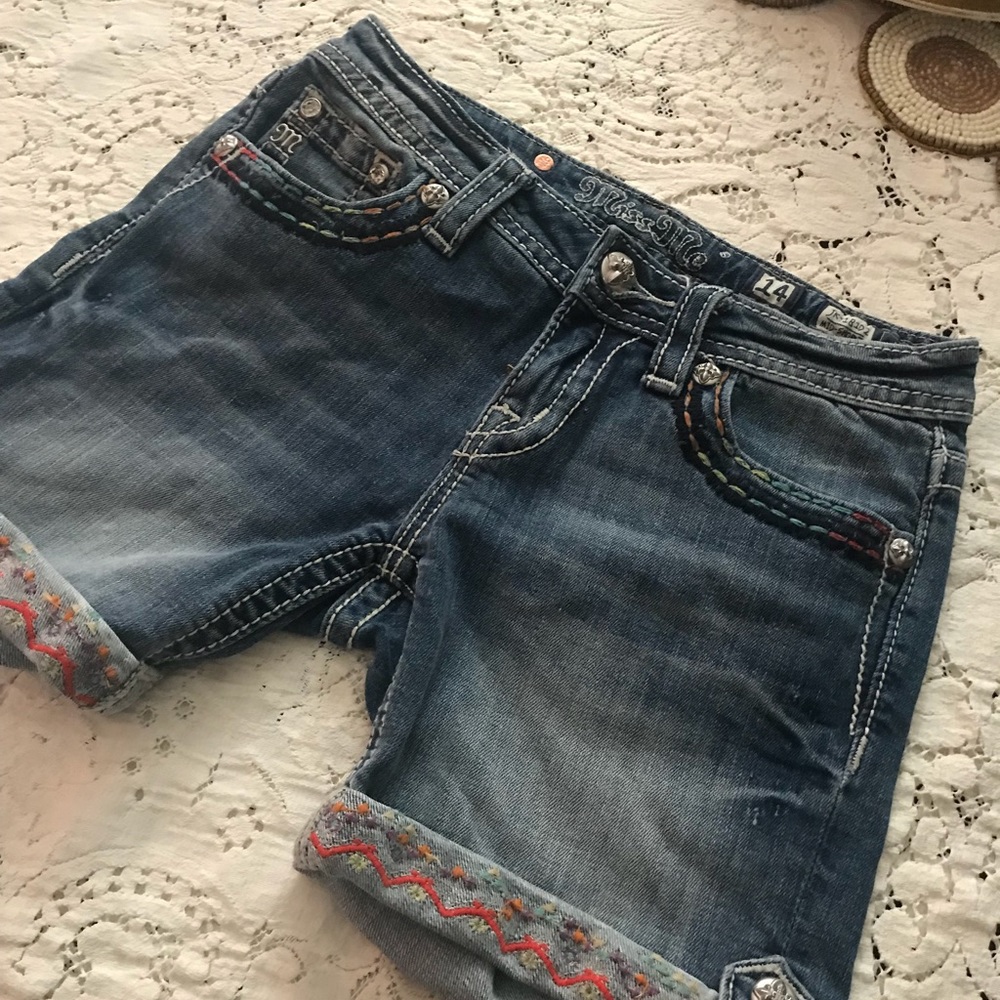 Miss Me Girls Jean Shorts